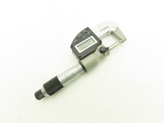 Fowler 74-815-001-2 Digital Outside Micrometer 0-1" 25mm Flat Anvil & Spindle