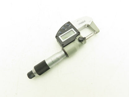 Fowler 74-815-001-2 Digital Outside Micrometer 0-1" 25mm Flat Anvil & Spindle