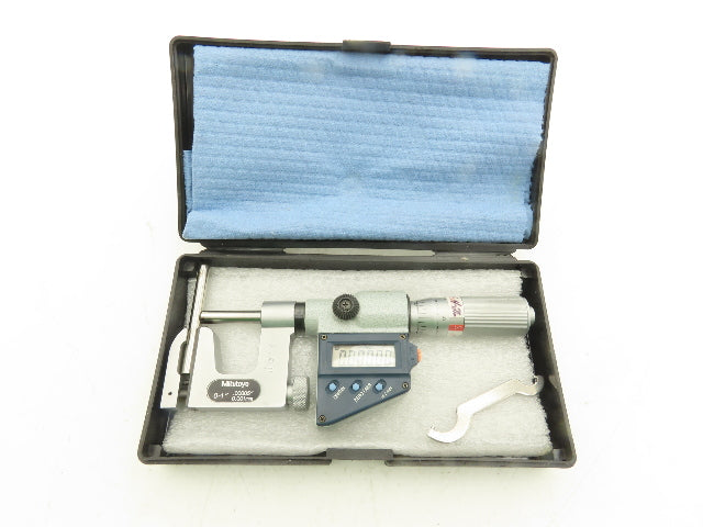 Mitutoyo 317-711-30 Digimatic UniMike Micrometer 0-1" 25mm Range .00005"
