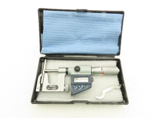 Mitutoyo 317-711-30 Digimatic UniMike Micrometer 0-1" 25mm Range .00005"