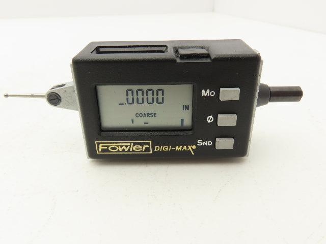 Fowler 1040 Digi-Max Digital Indicator Gage Ball Point Tip  Needs battery