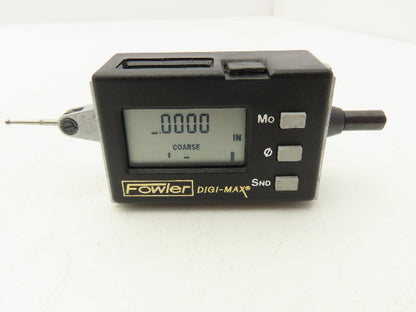Fowler 1040 Digi-Max Digital Indicator Gage Ball Point Tip  Needs battery