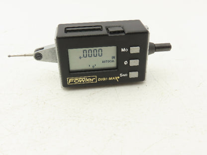Fowler 1040 Digi-Max Digital Indicator Gage Ball Point Tip  Needs battery