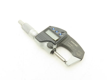 Mitutoyo 395-371 Digimatic Spherical Micrometer 0-1" 25mm Range Ball Anvil
