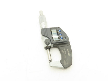 Mitutoyo 395-371 Digimatic Spherical Micrometer 0-1" 25mm Range Ball Anvil