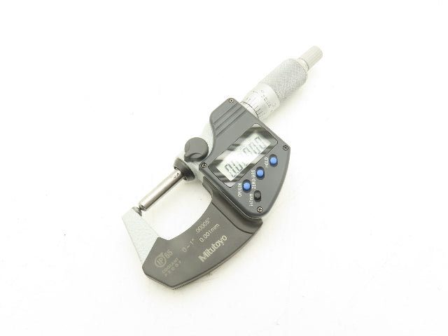 Mitutoyo 395-371 Digimatic Spherical Micrometer 0-1" 25mm Range Ball Anvil