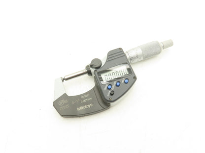 Mitutoyo 395-371 Digimatic Spherical Micrometer 0-1" 25mm Range Ball Anvil