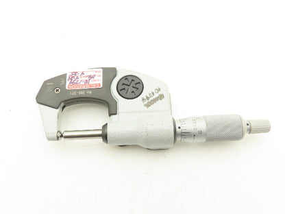 Mitutoyo 395-371 Digimatic Spherical Micrometer 0-1" 25mm Range Ball Anvil