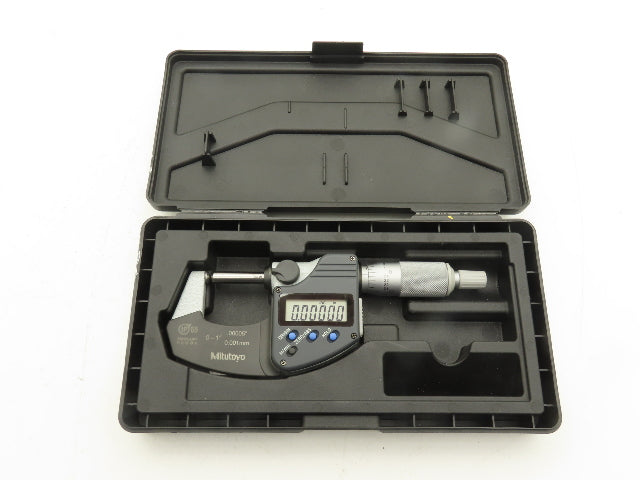 Mitutoyo 395-371 Digimatic Spherical Micrometer 0-1" 25mm Range Ball Anvil