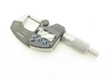 Mitutoyo 395-371 Digimatic Spherical Micrometer 0-1" 25mm Range Ball Anvil