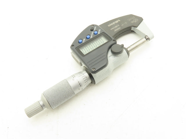 Mitutoyo 395-371 Digimatic Spherical Micrometer 0-1" 25mm Range Ball Anvil