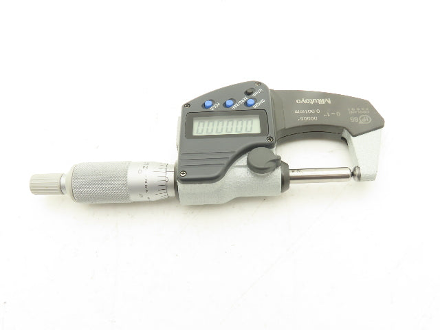Mitutoyo 395-371 Digimatic Spherical Micrometer 0-1" 25mm Range Ball Anvil