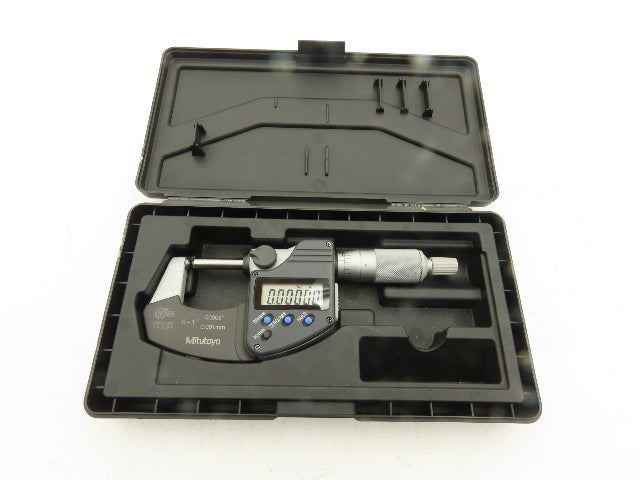 Mitutoyo 395-371 Digimatic Spherical Micrometer 0-1" 25mm Range Ball Anvil