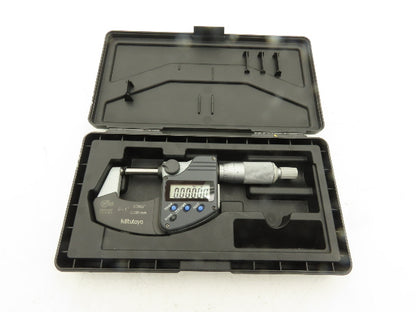 Mitutoyo 395-371 Digimatic Spherical Micrometer 0-1" 25mm Range Ball Anvil
