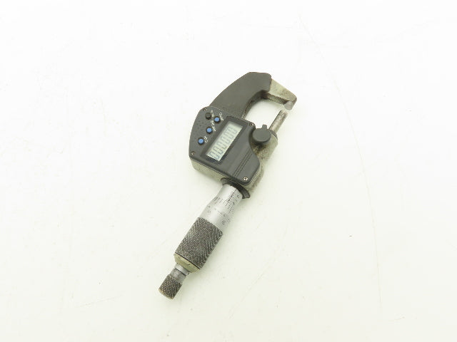 Mitutoyo 293-340-30 Digimatic Micrometer 0-1" 25mm Range Flat Anvil