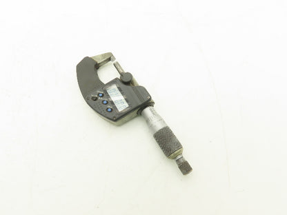 Mitutoyo 293-340-30 Digimatic Micrometer 0-1" 25mm Range Flat Anvil