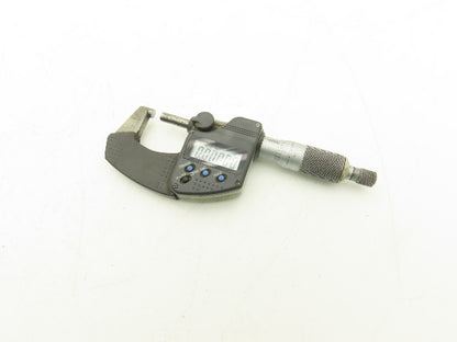 Mitutoyo 293-340-30 Digimatic Micrometer 0-1" 25mm Range Flat Anvil