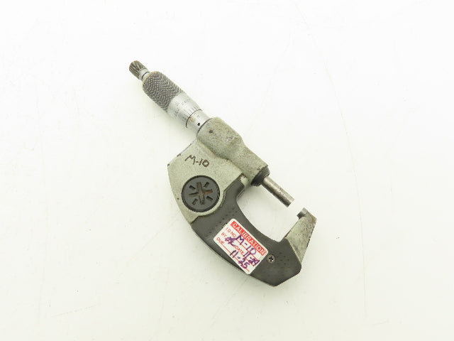 Mitutoyo 293-340-30 Digimatic Micrometer 0-1" 25mm Range Flat Anvil