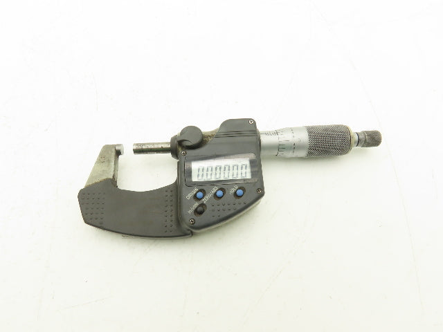 Mitutoyo 293-340-30 Digimatic Micrometer 0-1" 25mm Range Flat Anvil