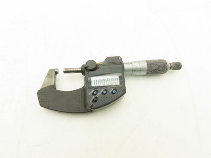 Mitutoyo 293-340-30 Digimatic Micrometer 0-1" 25mm Range Flat Anvil