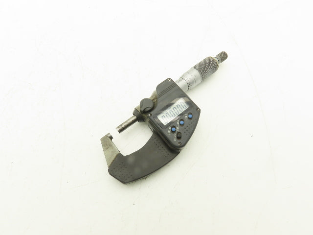 Mitutoyo 293-340-30 Digimatic Micrometer 0-1" 25mm Range Flat Anvil