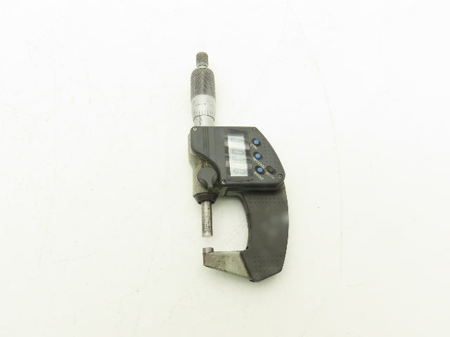 Mitutoyo 293-340-30 Digimatic Micrometer 0-1" 25mm Range Flat Anvil