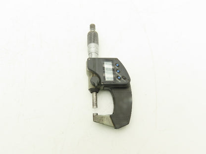 Mitutoyo 293-340-30 Digimatic Micrometer 0-1" 25mm Range Flat Anvil