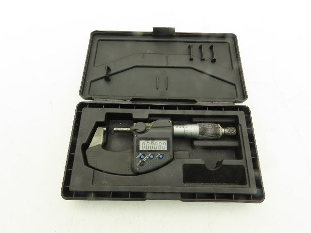 Mitutoyo 293-340-30 Digimatic Micrometer 0-1" 25mm Range Flat Anvil