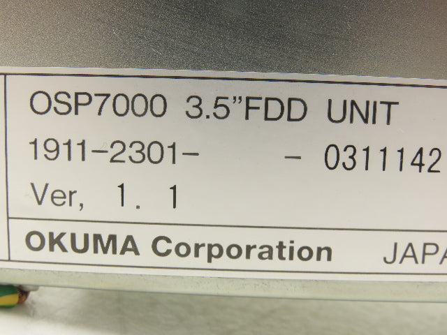 Okuma 1911-2301 OSP7000 3.5" FDD Floppy Disc Drive Emulator