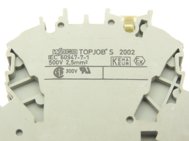 Wago 2002-3201 TOPJOB®S Triple Deck Terminal Block Lot of 30