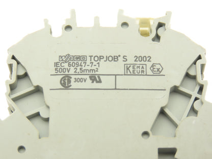 Wago 2002-3201 TOPJOB®S Triple Deck Terminal Block Lot of 30