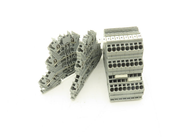 Wago 2002-3201 TOPJOB®S Triple Deck Terminal Block Lot of 30