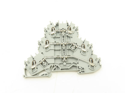 Wago 2002-3201 TOPJOB®S Triple Deck Terminal Block Lot of 30