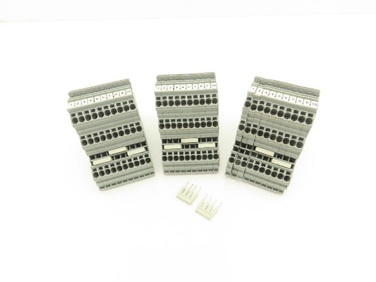 Wago 2002-3201 TOPJOB®S Triple Deck Terminal Block Lot of 30