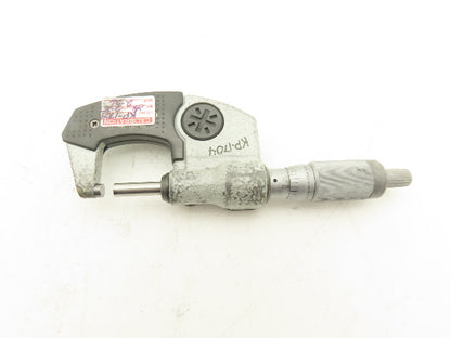 Mitutoyo 293-344-30 Digimatic Micrometer 0-1" 25mm Range Flat Anvil