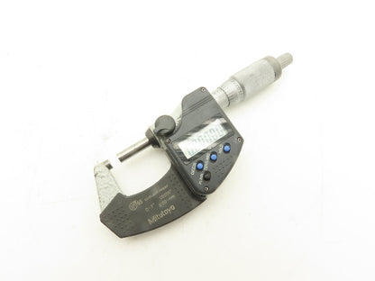 Mitutoyo 293-344-30 Digimatic Micrometer 0-1" 25mm Range Flat Anvil