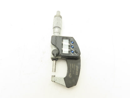 Mitutoyo 293-344-30 Digimatic Micrometer 0-1" 25mm Range Flat Anvil
