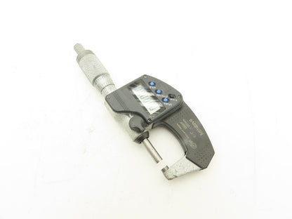 Mitutoyo 293-344-30 Digimatic Micrometer 0-1" 25mm Range Flat Anvil