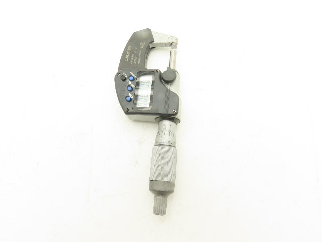 Mitutoyo 293-344-30 Digimatic Micrometer 0-1" 25mm Range Flat Anvil