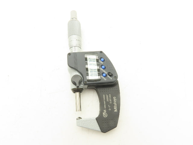 Mitutoyo 395-351-30 Digimatic Spherical Micrometer 0-1" 25mm Range Ball Anvil