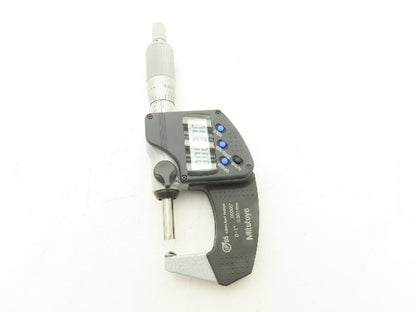 Mitutoyo 395-351-30 Digimatic Spherical Micrometer 0-1" 25mm Range Ball Anvil