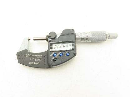 Mitutoyo 395-351-30 Digimatic Spherical Micrometer 0-1" 25mm Range Ball Anvil