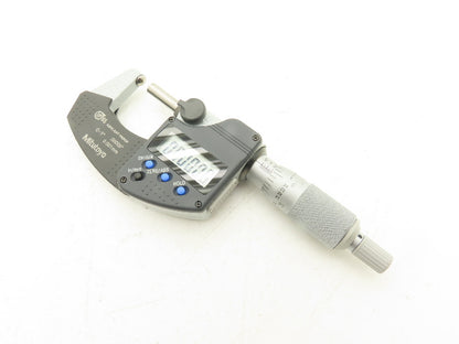 Mitutoyo 395-351-30 Digimatic Spherical Micrometer 0-1" 25mm Range Ball Anvil