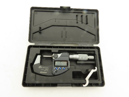Mitutoyo 395-351-30 Digimatic Spherical Micrometer 0-1" 25mm Range Ball Anvil