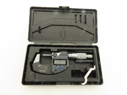 Mitutoyo 395-351-30 Digimatic Spherical Micrometer 0-1" 25mm Range Ball Anvil