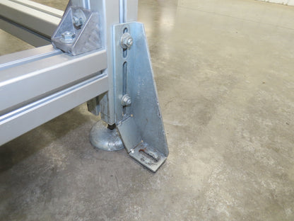 1" Aluminum Top Welding Work Bench Machine Fab Table 61-1/2"W 42"D 28-1/2"H