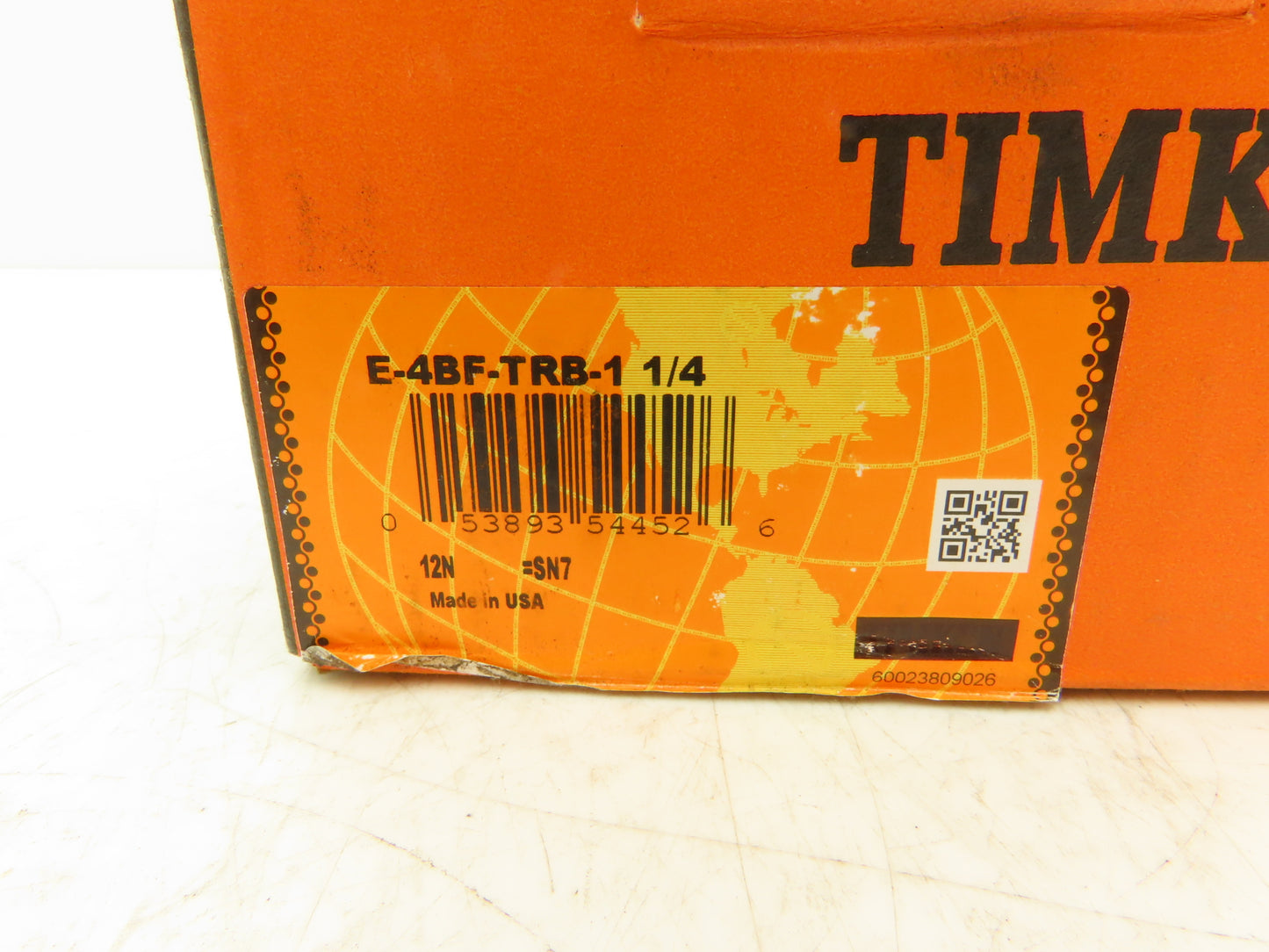 Timken E-4BF-TRB-1 1/4 Flange Mount Ball Bearing 4 Bolt 1-1/4" Bore