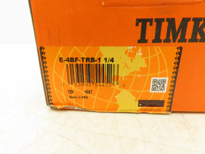 Timken E-4BF-TRB-1 1/4 Flange Mount Ball Bearing 4 Bolt 1-1/4" Bore
