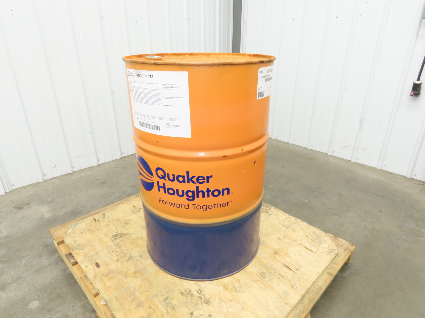 Quaker Houghton Synthetic Metal Removal Fluid Milling Coolant 54 Gallon Drum