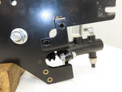 Hyster E80XN Forklift Brake Pedal & Master Cylinder & Bracket Assembly